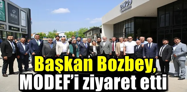 Başkan Bozbey, MODEF’i ziyaret etti