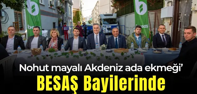 Nohut mayalı Akdeniz ada ekmeği’ BESAŞ Bayilerinde