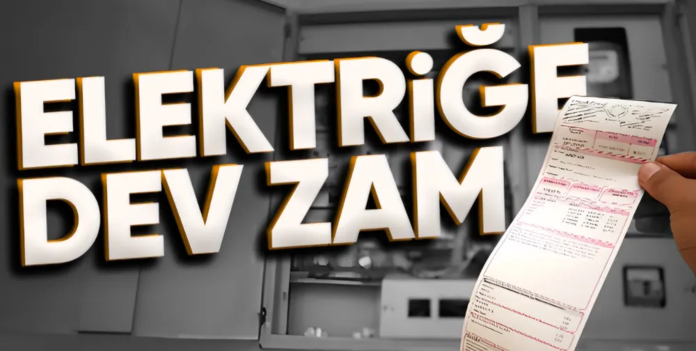 Elektriğe büyük zam !