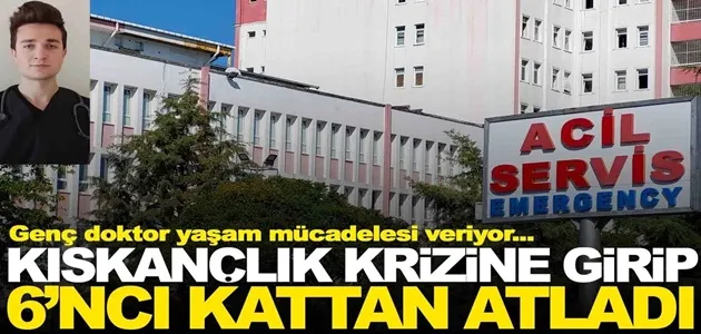 6. KATTAN ATLADI, YAŞAM SAVAŞI VERİYOR..