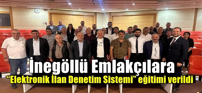 İnegöllü emlakçılara yönelik eğitimler devam ediyor !