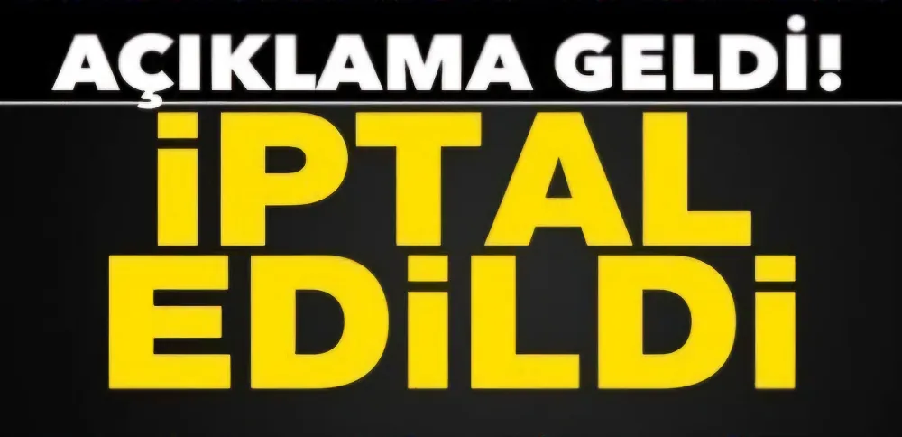 İnegöllüler dikkat açıklama geldi iptal edildi !