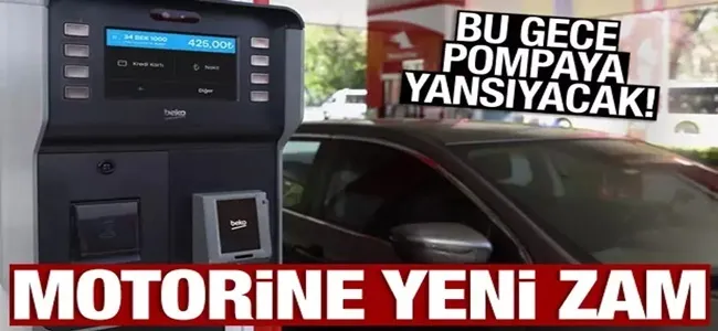 Pompaya yeni zam geliyor !