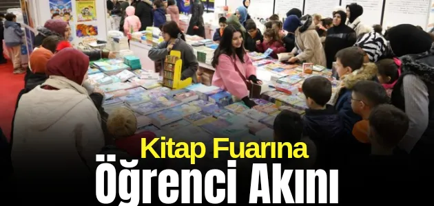 Kitap Fuarına Öğrenci Akını