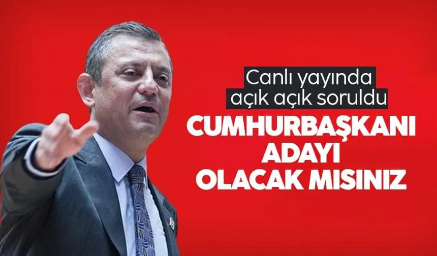 Özgür Özel Cumhurbaşkanı Adayı mı oluyor?