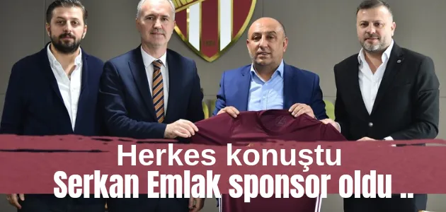 İNEGÖLSPOR FORMA GÖĞÜS SPONSORU SERKAN EMLAK OLDU