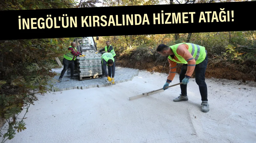 Bahariye Mahallesinde Yollar Parke Taşla Kaplanıyor