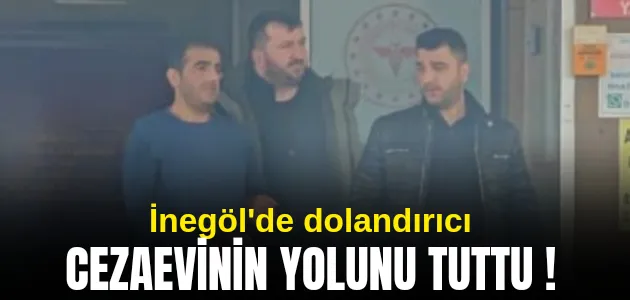 Dolandırıcı cezaevinin yolunu tuttu !