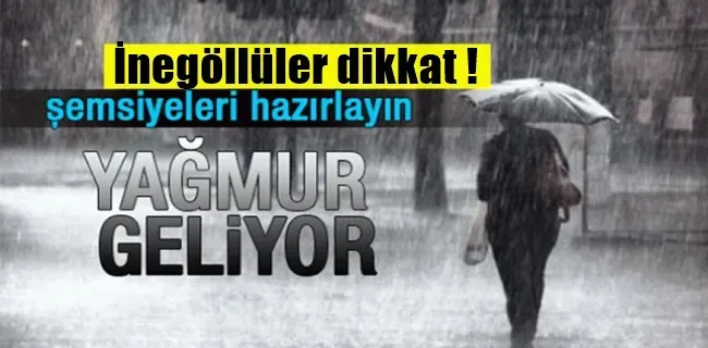 İnegöllüler dikkat!