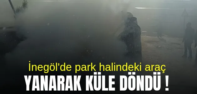 Park Halindeki Araçta Yangın Çıktı