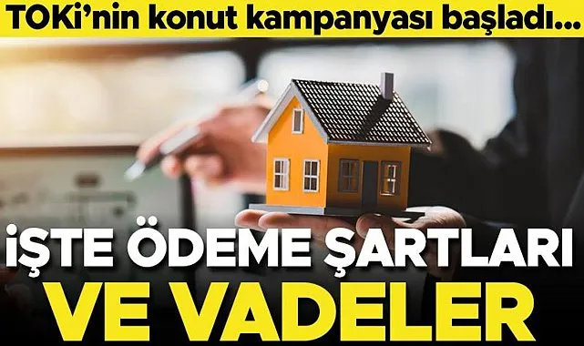 TOKİ vadeli konut satacak!