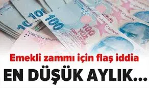 Emekli maaş zammı tablosu oluşmaya başladı.