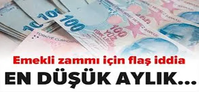 Emekli maaş zammı tablosu oluşmaya başladı.