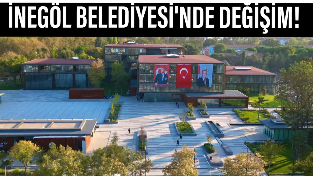 İnegöl Belediyesi’nde 5 Müdürlükte Değişim: Başkan Alper Taban’dan Yenilik Hamlesi