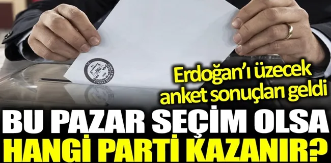 Son anketten çarpıcı sonuçlar: Bu pazar seçim olsa hangi siyasi parti kazanır?