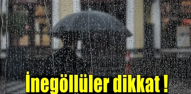 Meteoroloji uyardı yağmur geliyor !