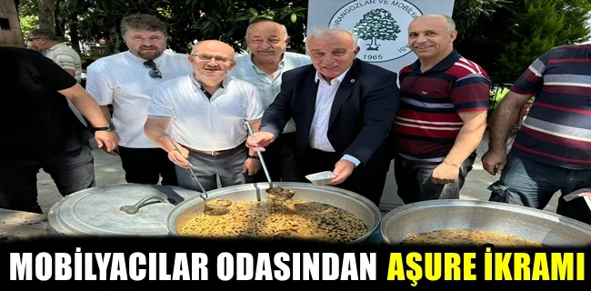 MOBİLYACILAR ODASINDAN AŞURE İKRAMI