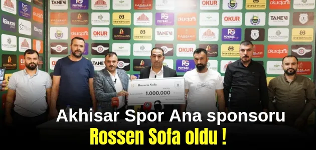 Akhisar Spor ile Rossen Sofa arasında forma ana sponsorluk anlaşması