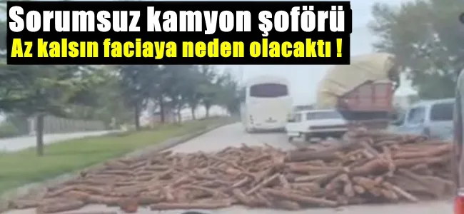 Az kalsın kamyon faciaya neden olacaktı !