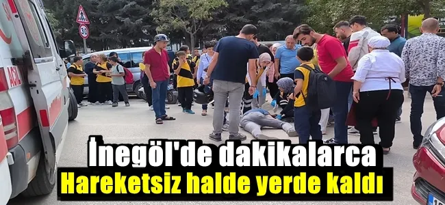 Dakikalarca yerde hareketsiz halde yattı !