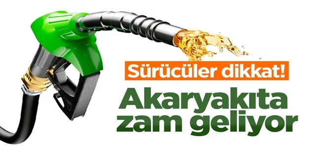 Pompaya zam geliyor !