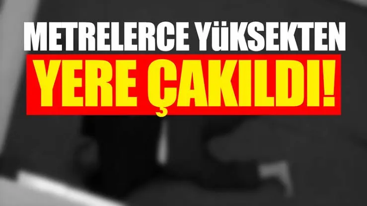 5 metreden yere çakıldı!