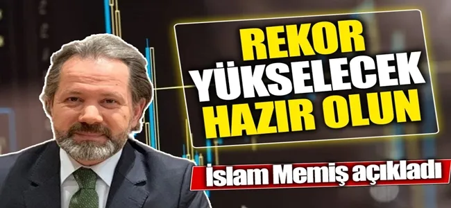 İslam Memiş rekor yükselişe hazır olun