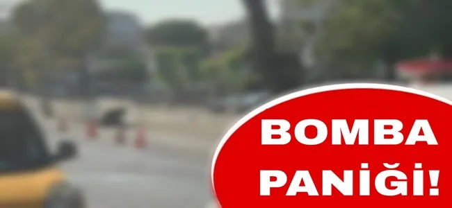 Bomba paniği! Çok sayıda ekip sevk edildi!