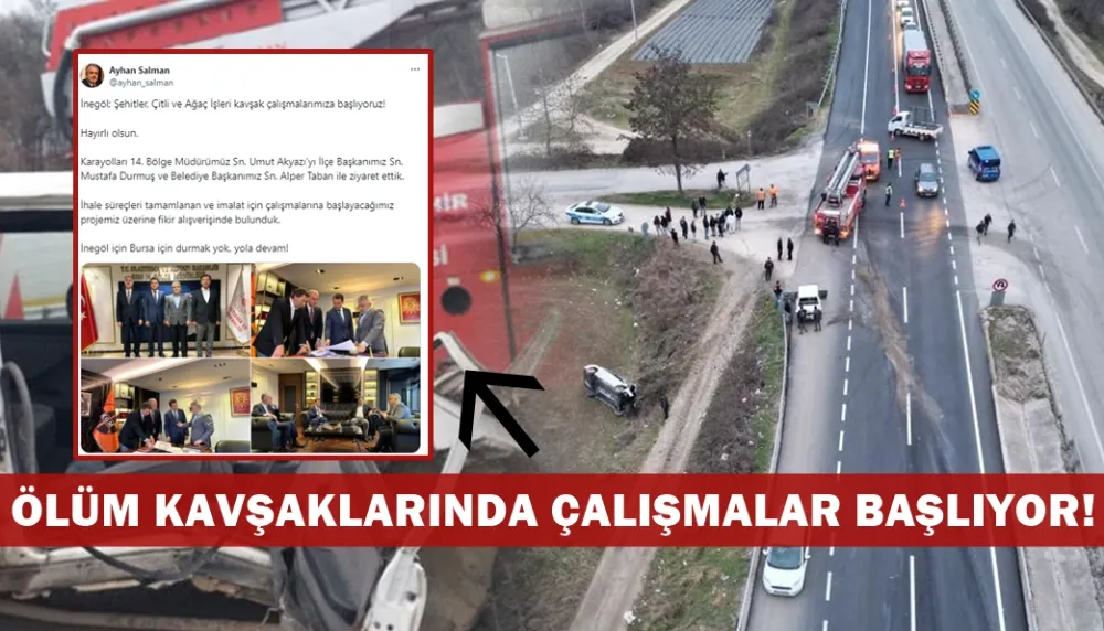 Ölüm kavşaklarında çalışmalar başlıyor!