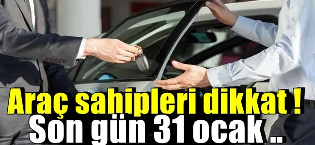 Aracı olan herkesi ilgilendiriyor !