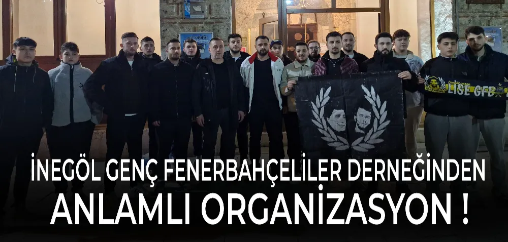 İnegöl Genç Fenerbahçelilerden Anlamlı Organizasyon