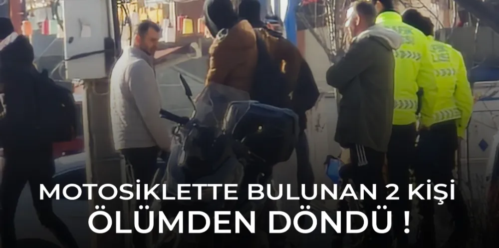 Kamyonet ile Motosiklet Çarpıştı: 2 Kişi Yaralandı 