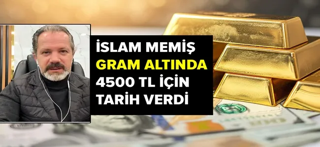 İslam Memiş  altında 4 bin 500 lira için tarih verdi !