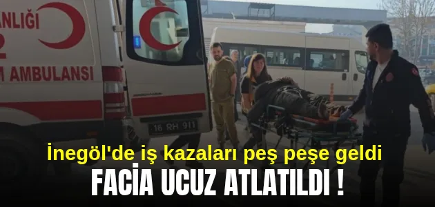 İş kazası ucuz atlatıldı !