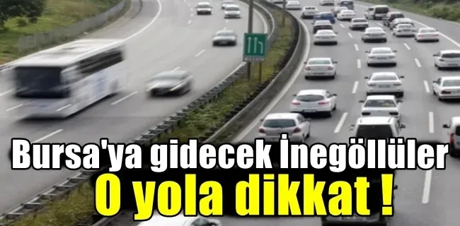 Bursa’da trafik düzenlemesi