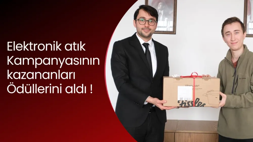 Elektronik Atık Kampanyasının Kazananları Ödüllerini Aldı