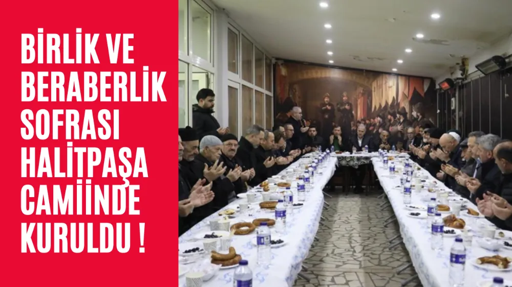 Birlik Ve Beraberlik Sofrası Halit Paşa Caminde Kuruldu