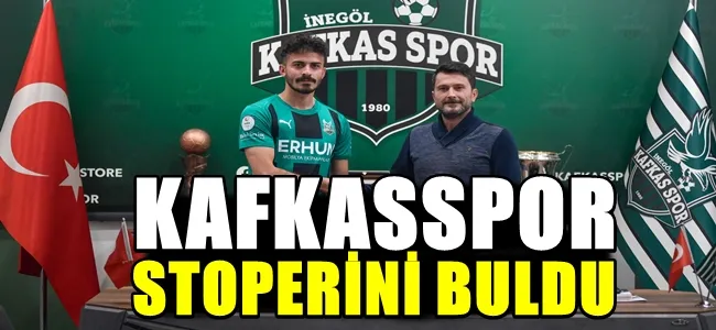 KAFKASSPOR STOPERİNİ BULDU