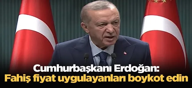 Cumhurbaşkanı Erdoğan