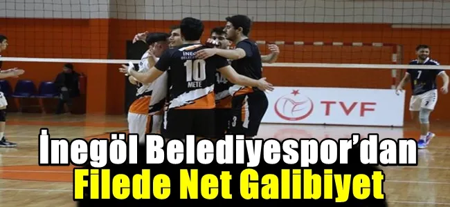 İnegöl Belediyespor’dan Filede Net Galibiyet