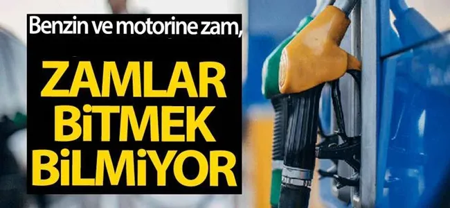 Yeni Yıla Zamlarla Başlandı: Motorin ve Benzine Art Arda Zam