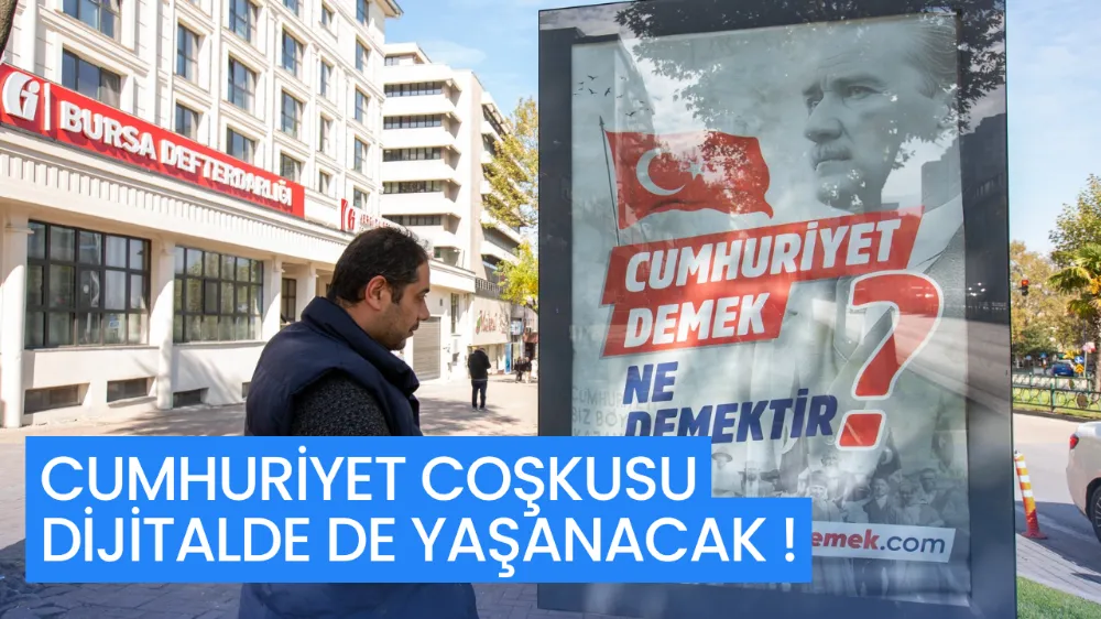 CUMHURİYET COŞKUSU DİJİTALDE DE YAŞANACAK