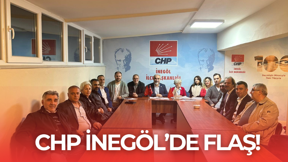 CHP İnegöl İlçe Başkanlığı’nda Görev Dağılımı Gerçekleştirildi