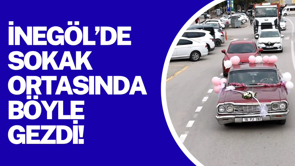 Klasik otomobil ile meme kanserine dikkat çekti