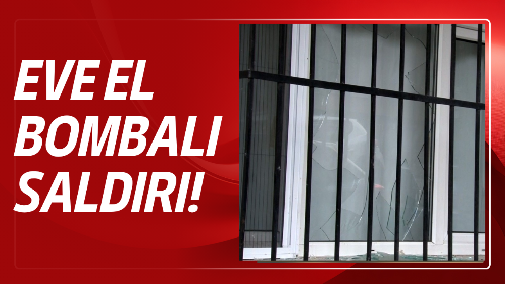 Cezaevinden tahliye olan bir kişinin evine el yapımı patlayıcı atıldı