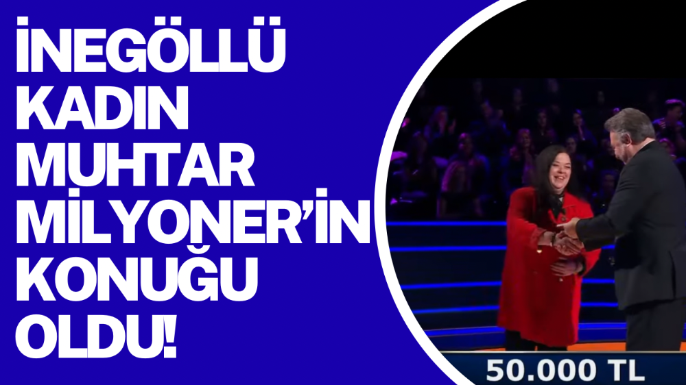 Milyoner’e İnegöllü Konuk