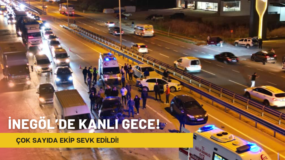 İnegöl’de felaket! 