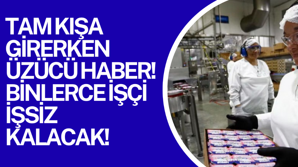 Bursa’da fabrikası olan dev firma binlerce işçi çıkartılacak
