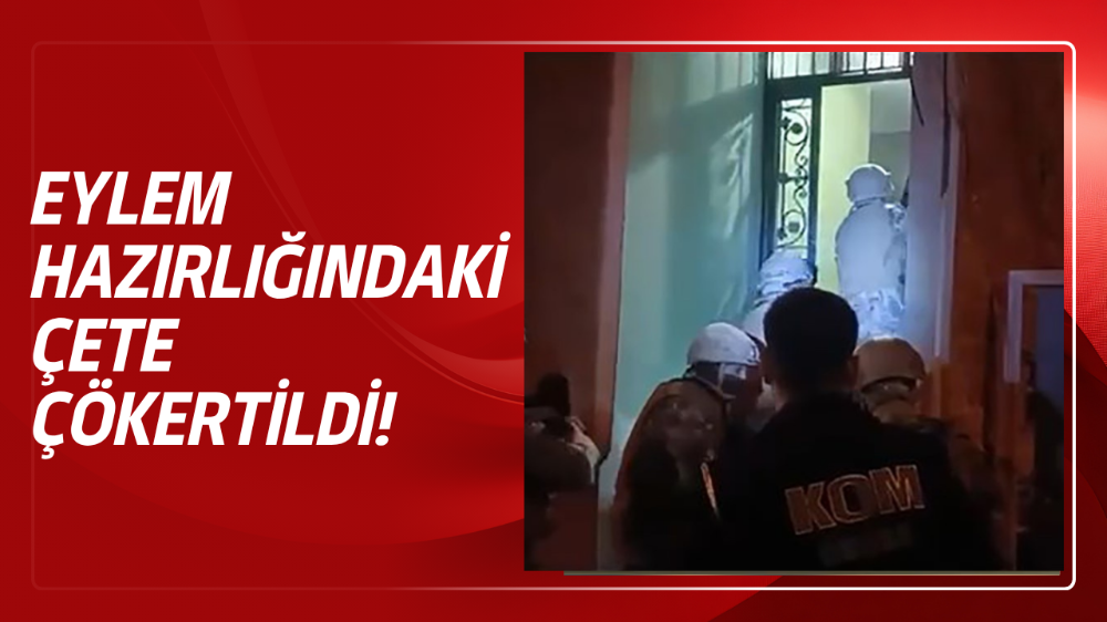 Eylem hazırlığındaki 