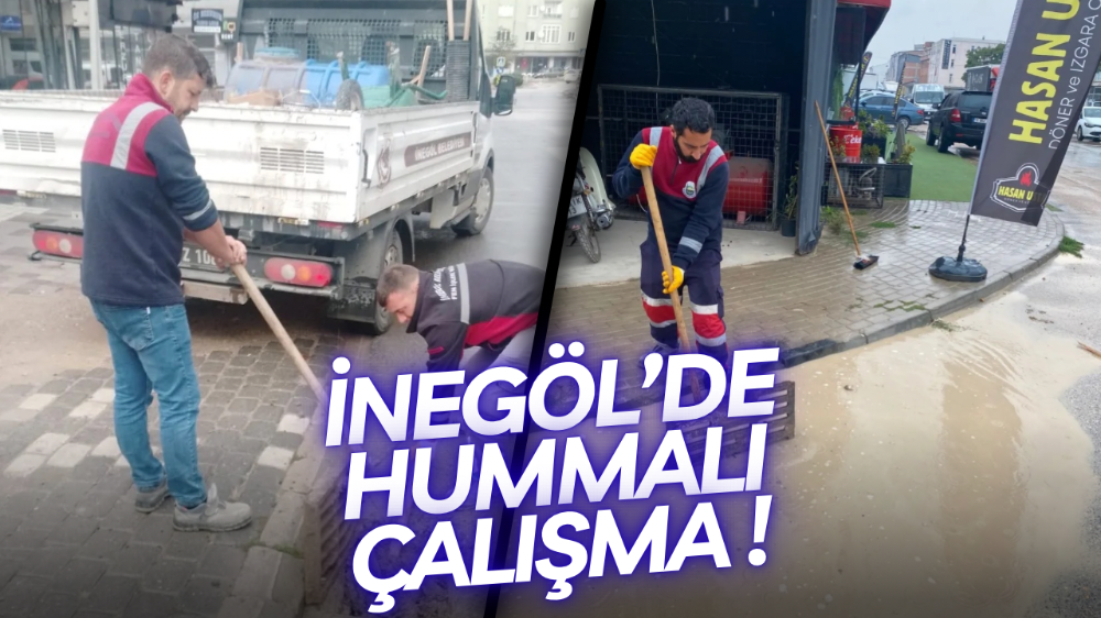 İnegöl Belediyesi’nden Rögar Temizliklerine Destek